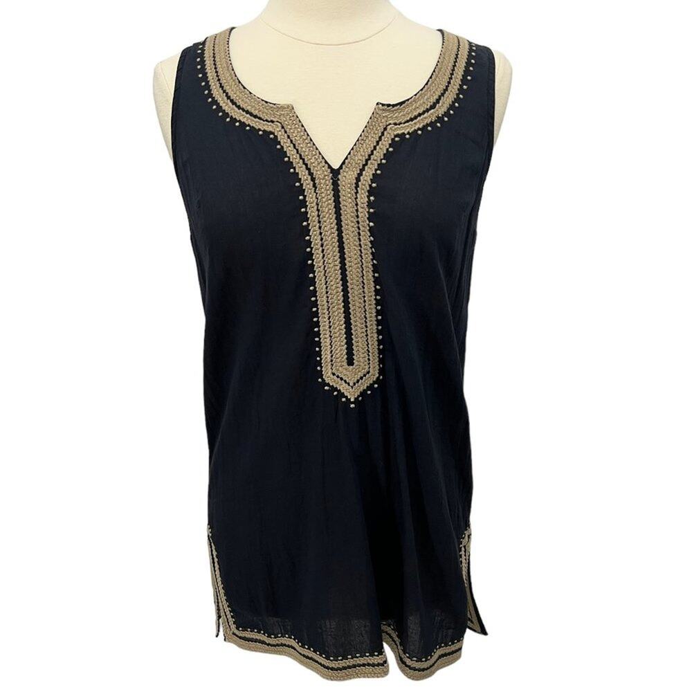 MUDPIE Sleeveless Embroidered Dress/Coverup SZ SM